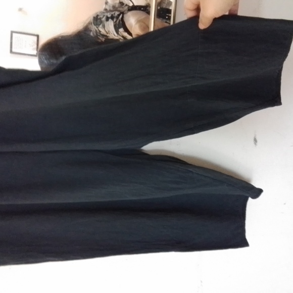 WOMENS BLUE WIDE LEG CAPRIS SIZE M/L - Picture 6 of 6